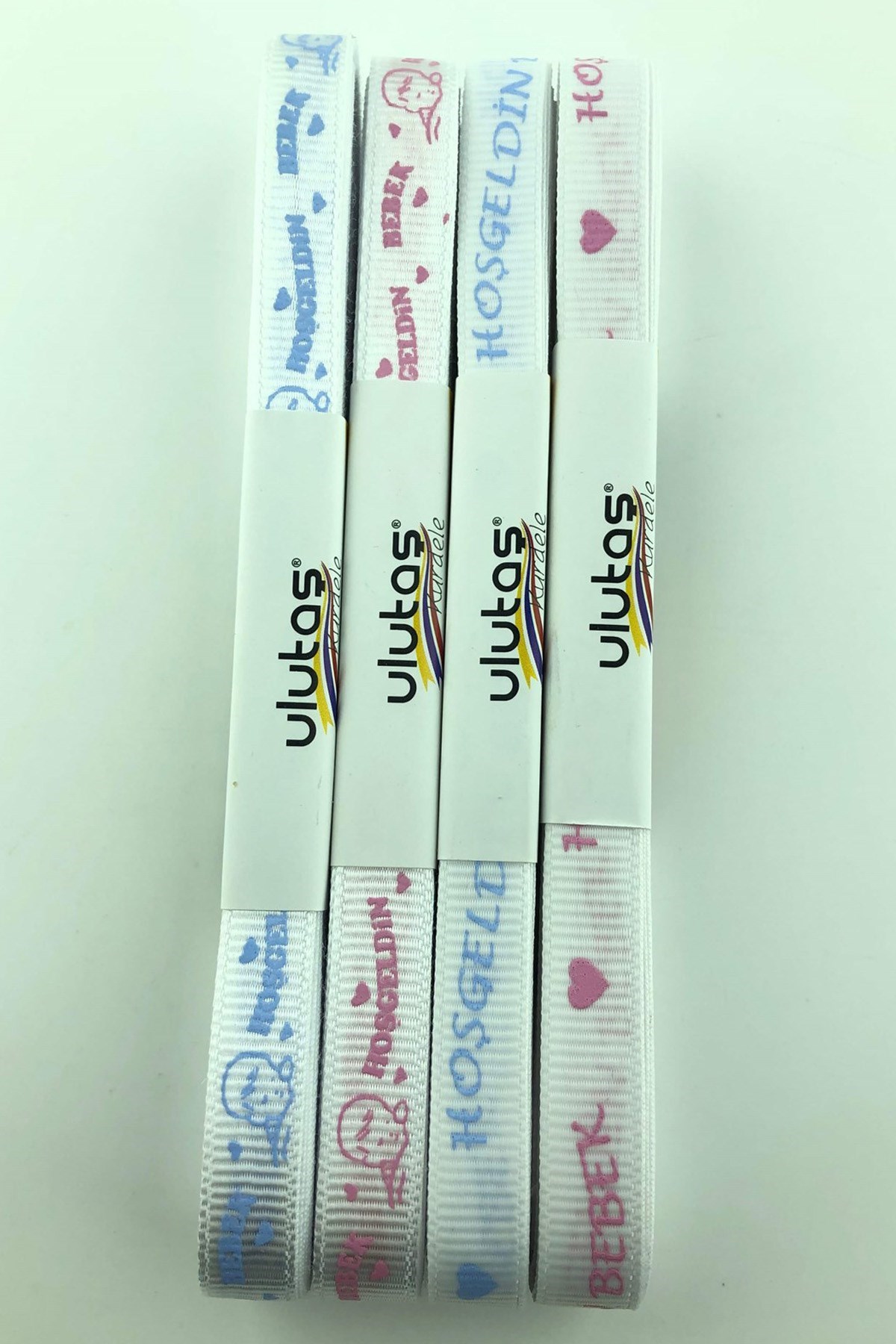 Hoşgeldin Bebeğim Baskılı Grogren Kurdele 1 cm