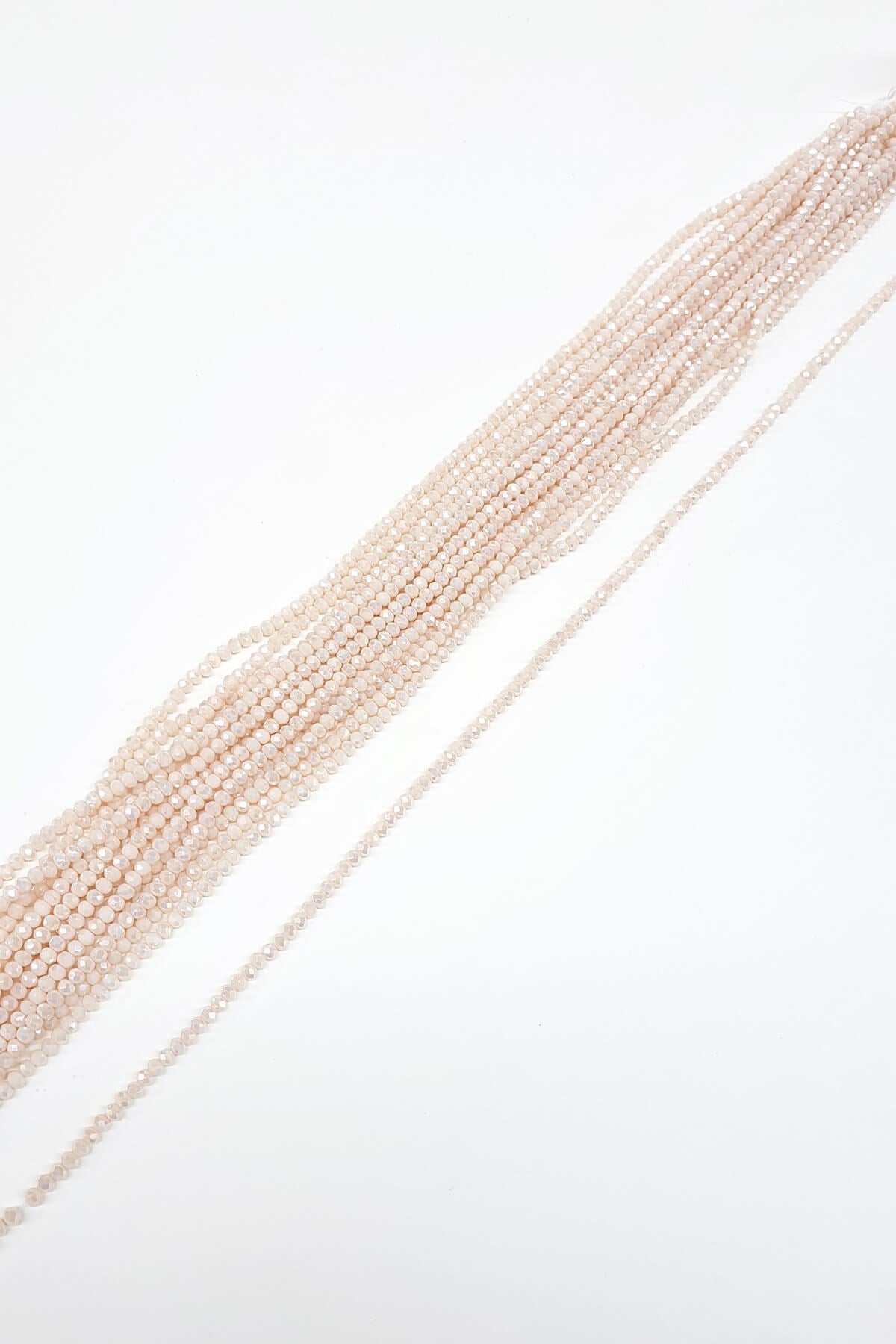 Kaplama Krem Kristal Boncuk 4 Mm