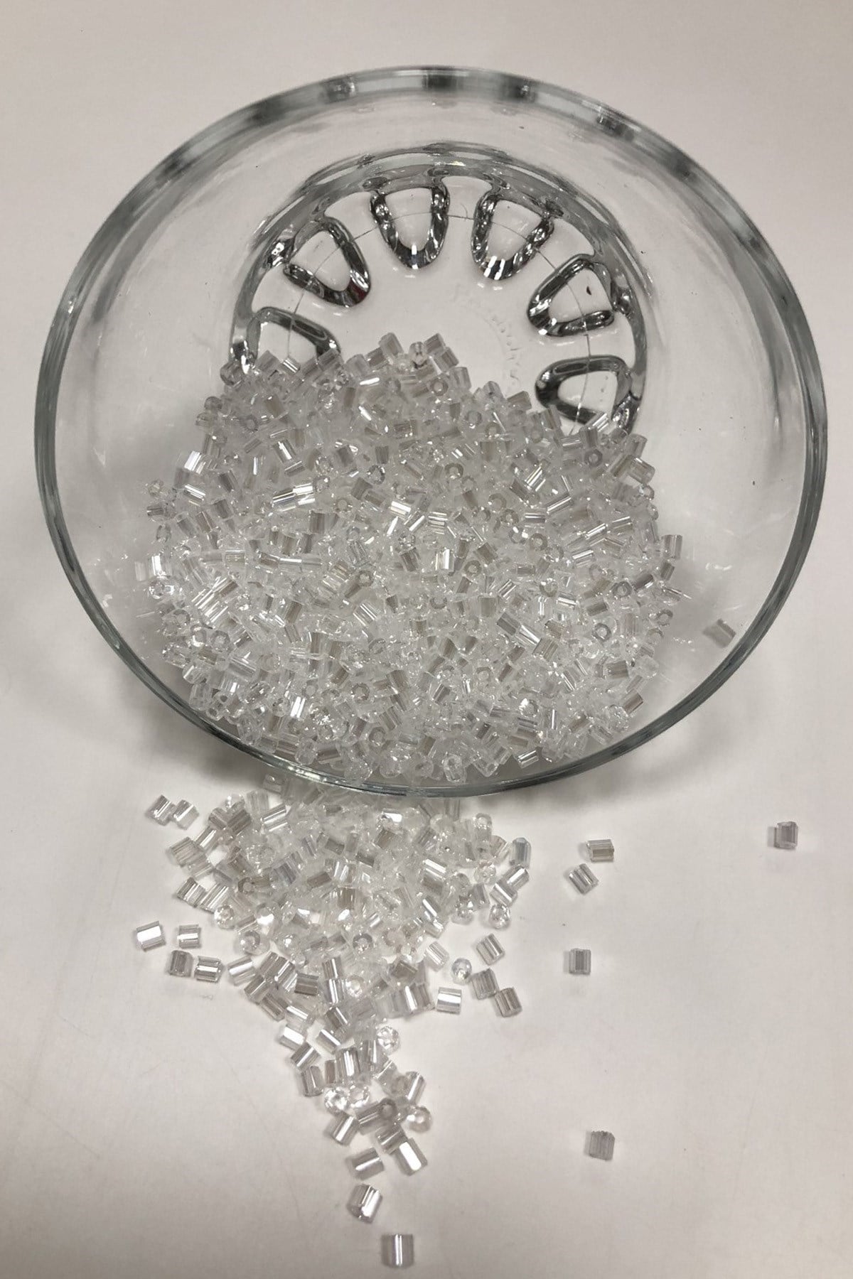 Kesme Boncuk Beyaz Rengi 50 gr