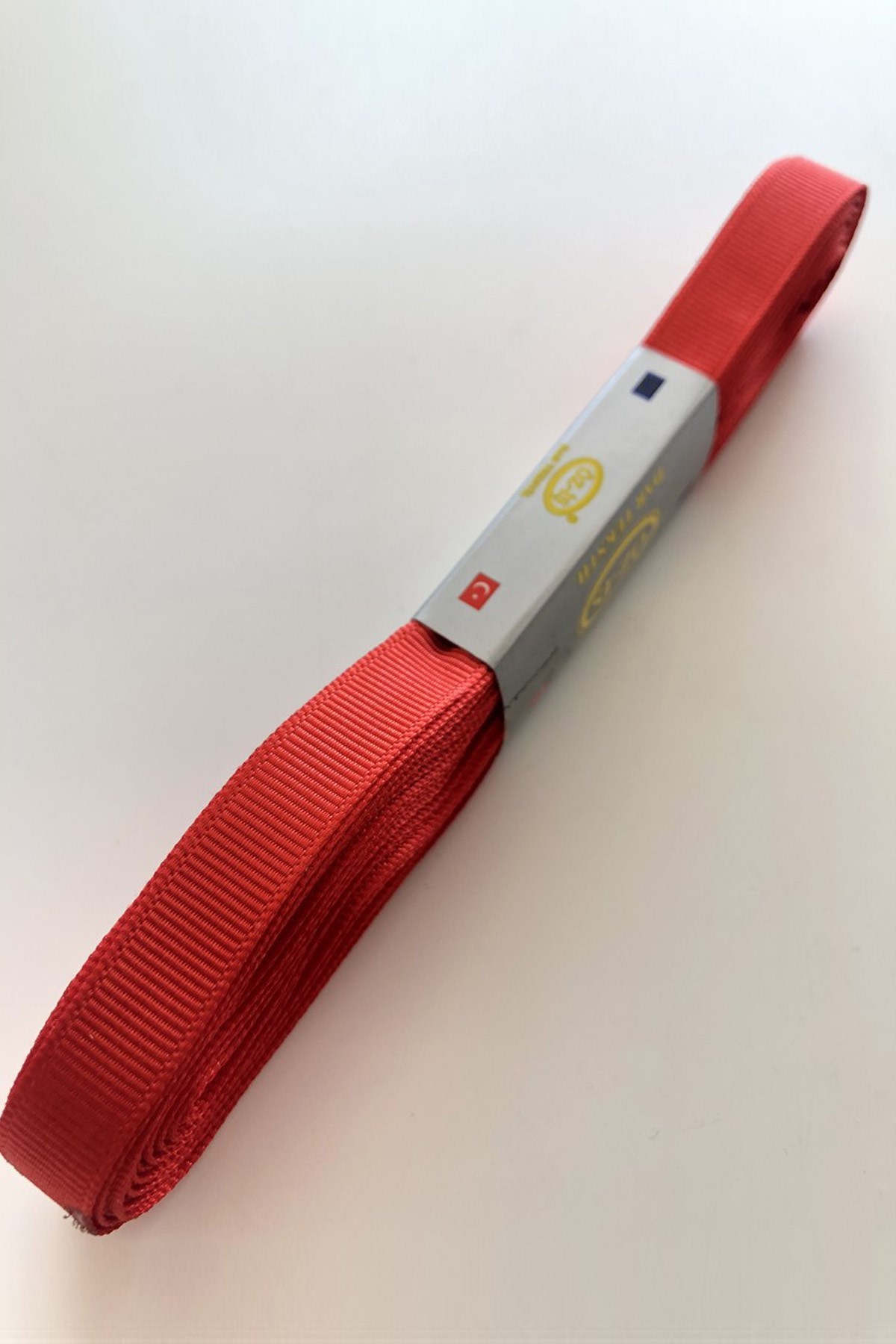 Kırmızı Grogren Kurdele 1 cm 10 mt