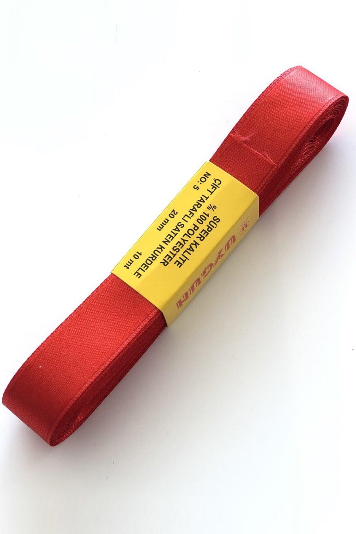 Kırmızı Renk Saten Kurdele 2 cm