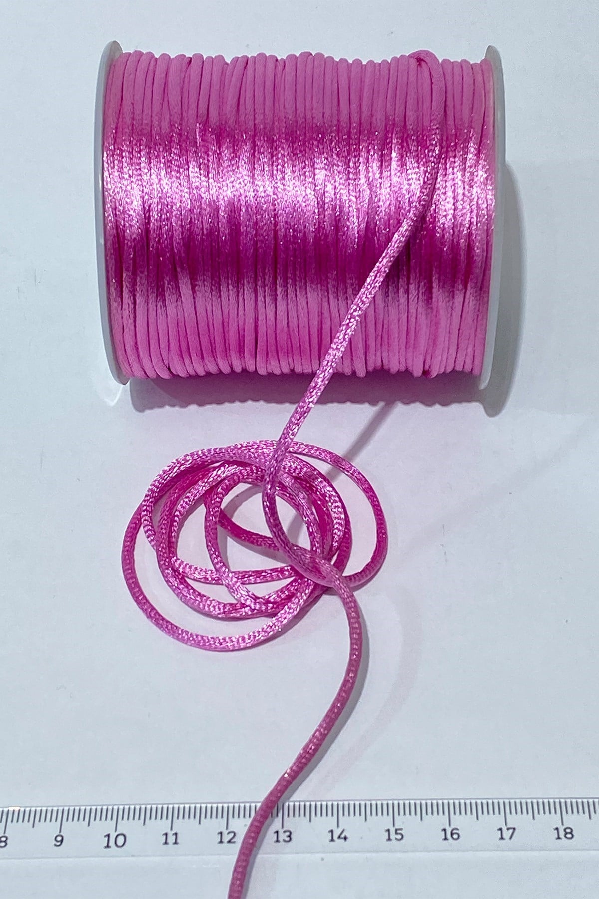 Koyu Pembe Brit İp Sıçan Kuyruğu 10 mt