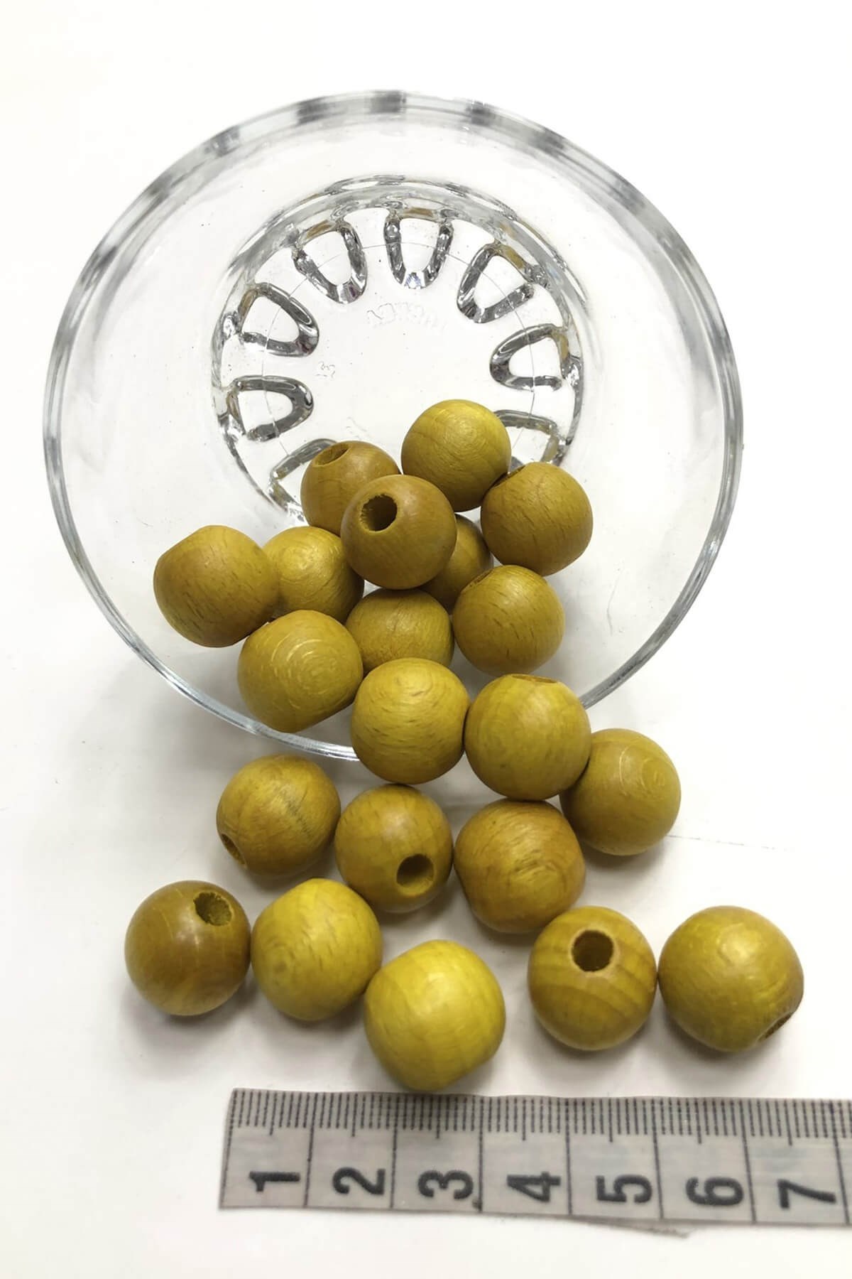 Mandalina Rengi Ahşap Boncuk 25 gr