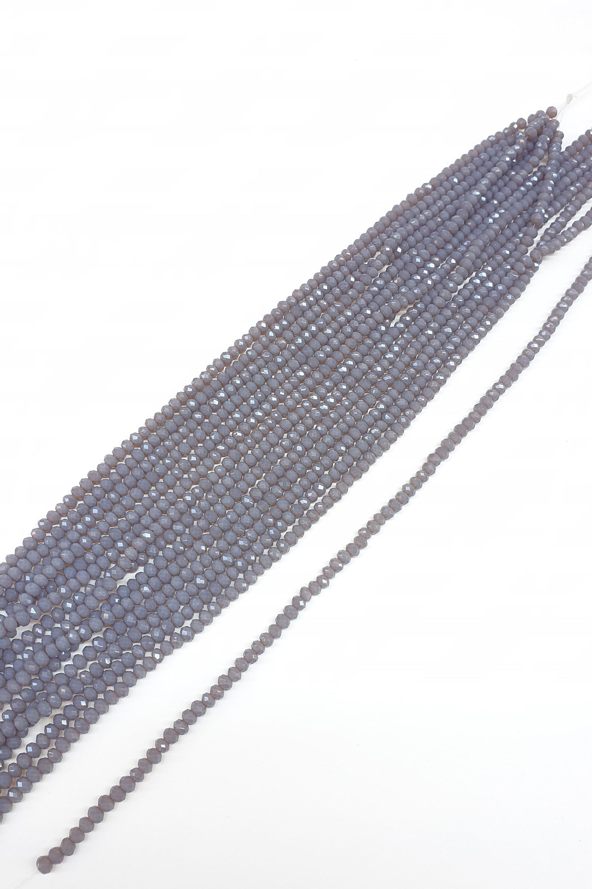 Mat Gri Kristal Boncuk 4 Mm