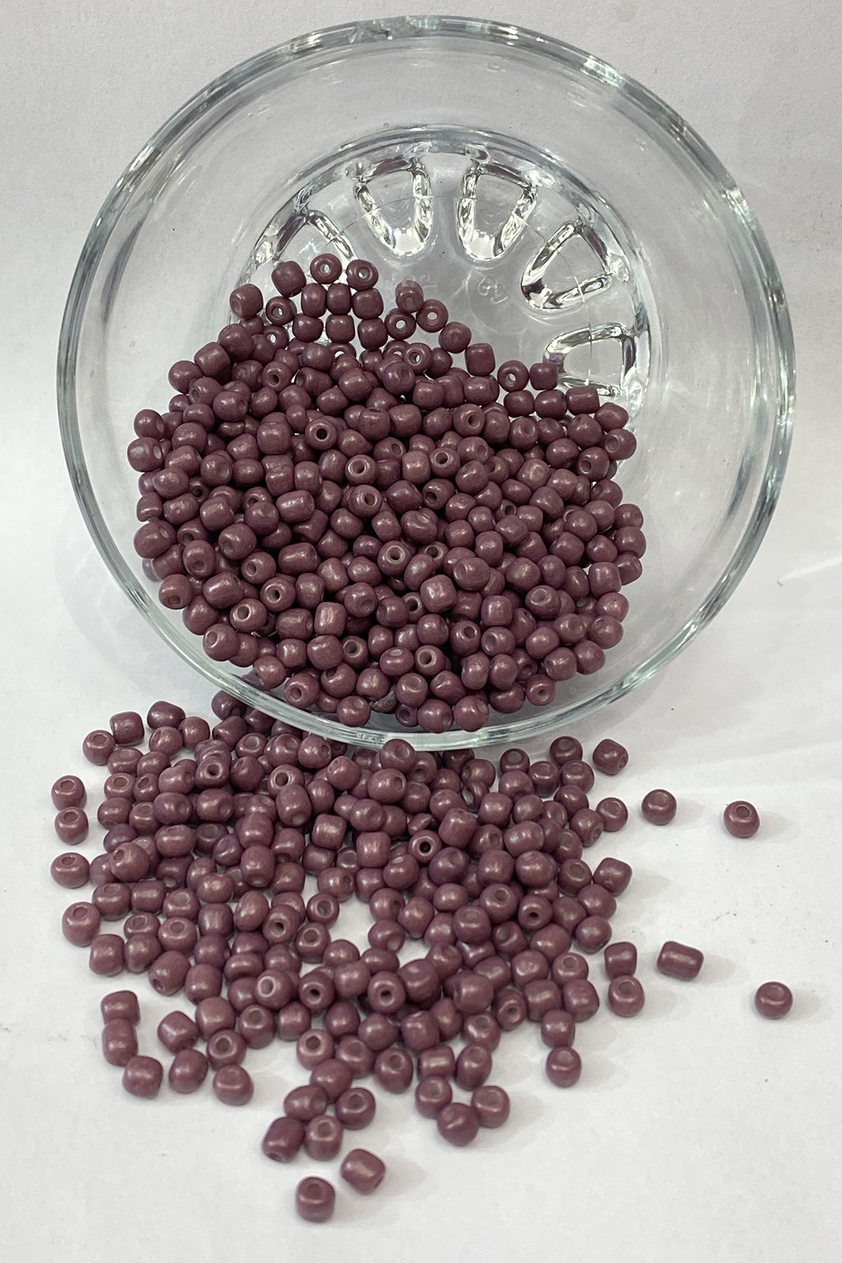 Mat Mor Kum Boncuk 4 mm 50 gr