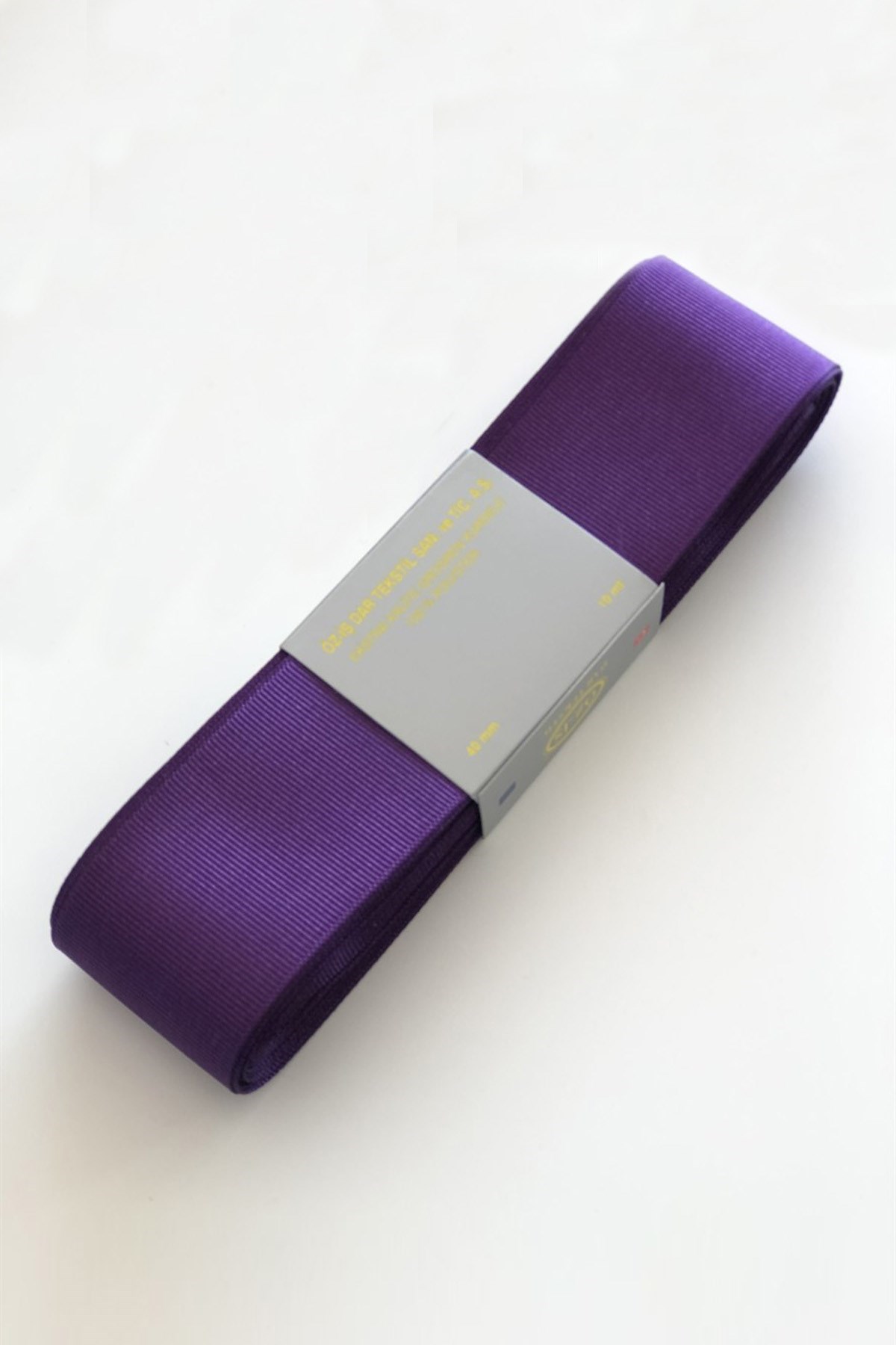 Mor Grogren Kurdele 4 cm 10 mt
