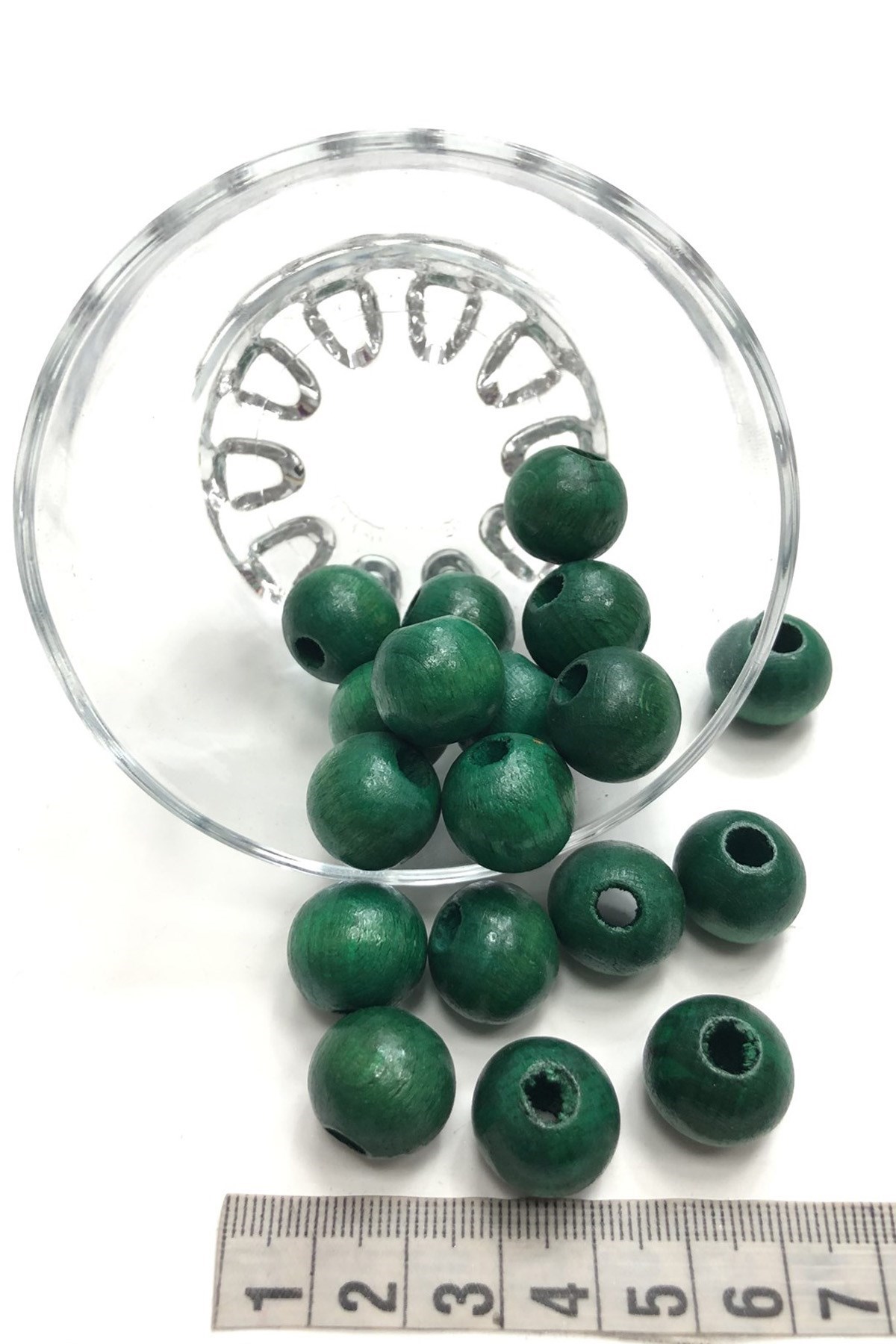 Orman Yeşili Ahşap Boncuk 25 gr