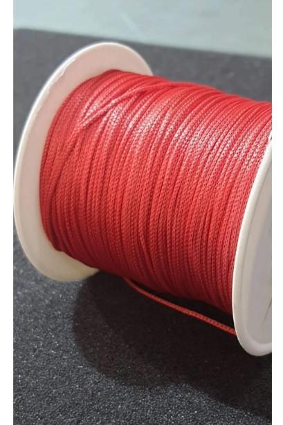 Paraşüt Ipi-bileklik Kolye Ipi Kırmızı Renk 0.8mm 100 Mt