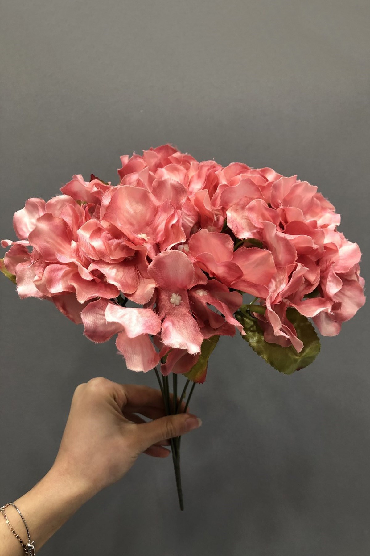 Pembe Ortanca Çiçek