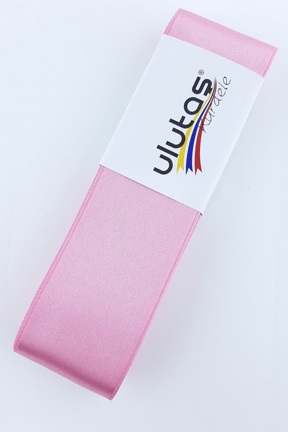 Pembe Saten Kurdele 4 cm 10 mt