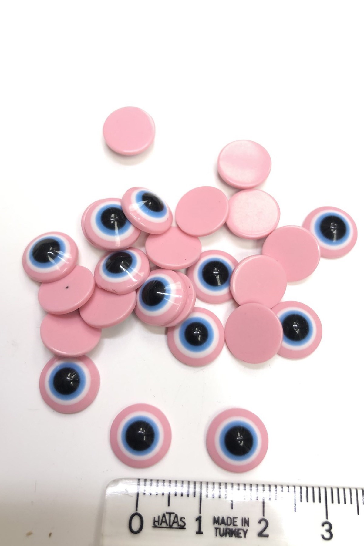 Pembe Yapıştırma Nazar Boncugu