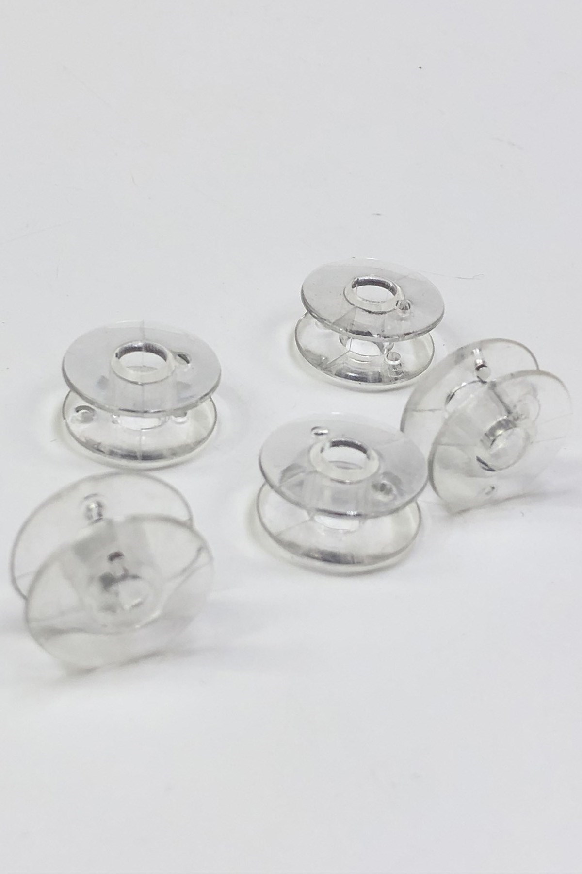Plastik Şeffaf Dikiş Makinası Bobini 11,5 mm (1 adet)