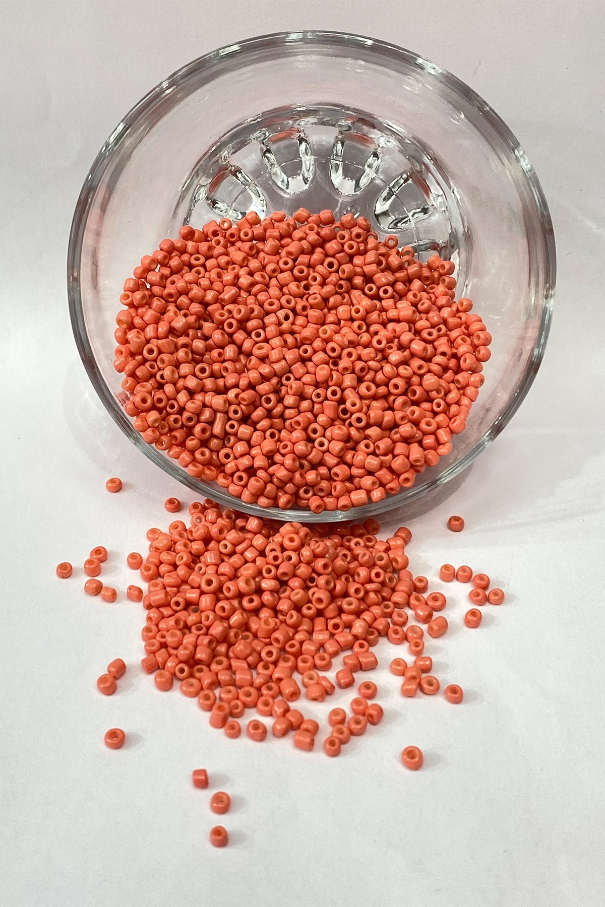 Turuncu Kum Boncuk 3 mm 50 gr