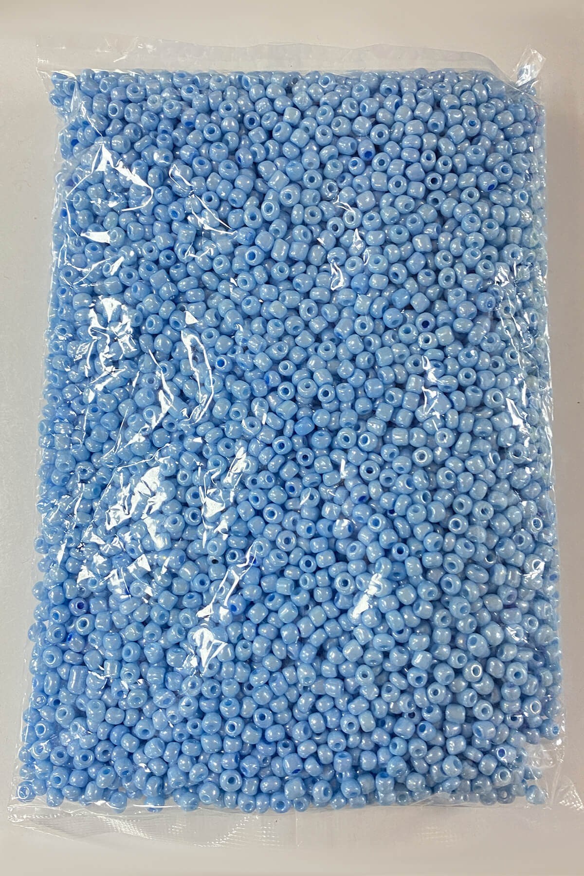 Açık Mavi Kum Boncuk 4 mm 500 gr