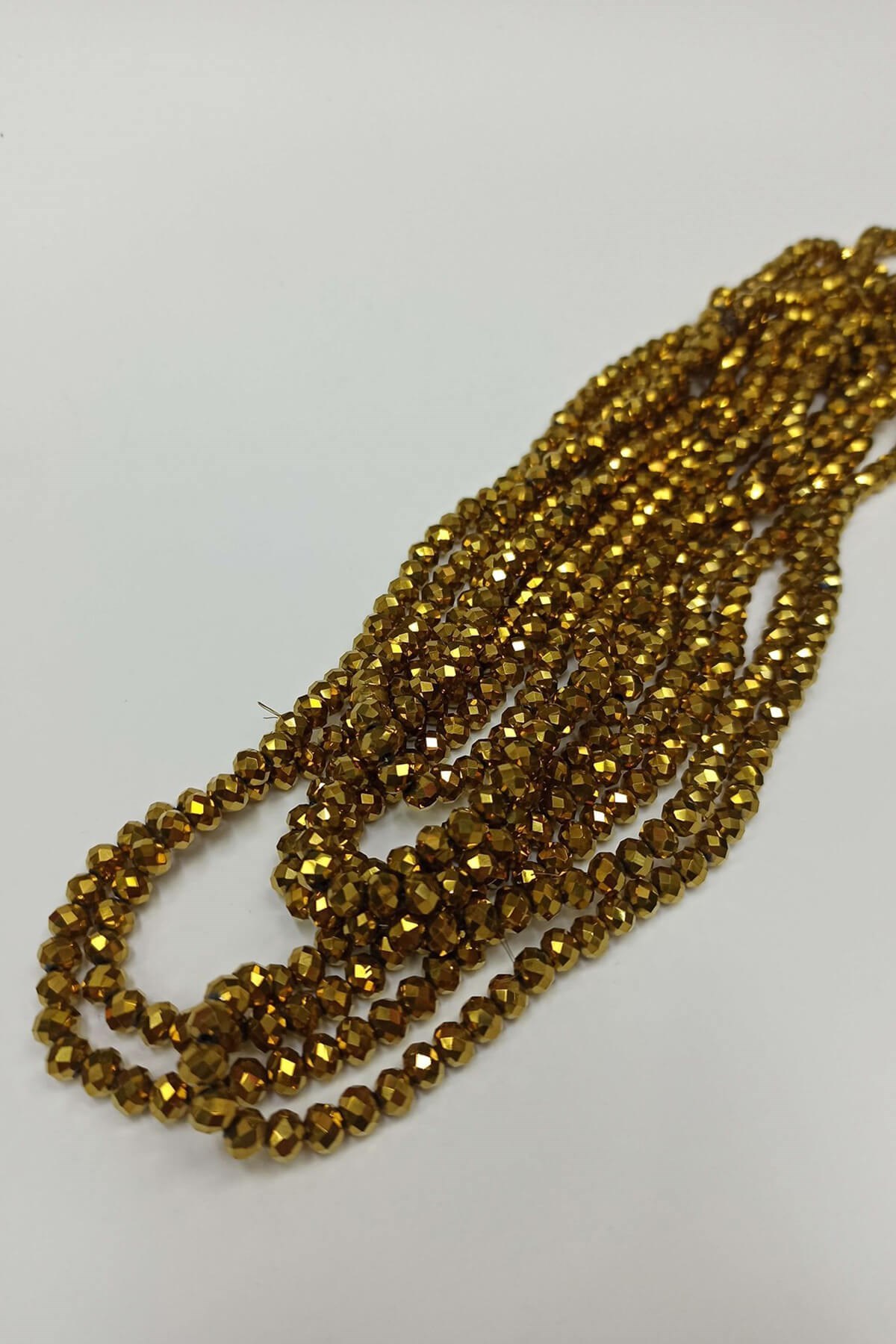 Altın Sarısı Kristal Boncuk 6 mm
