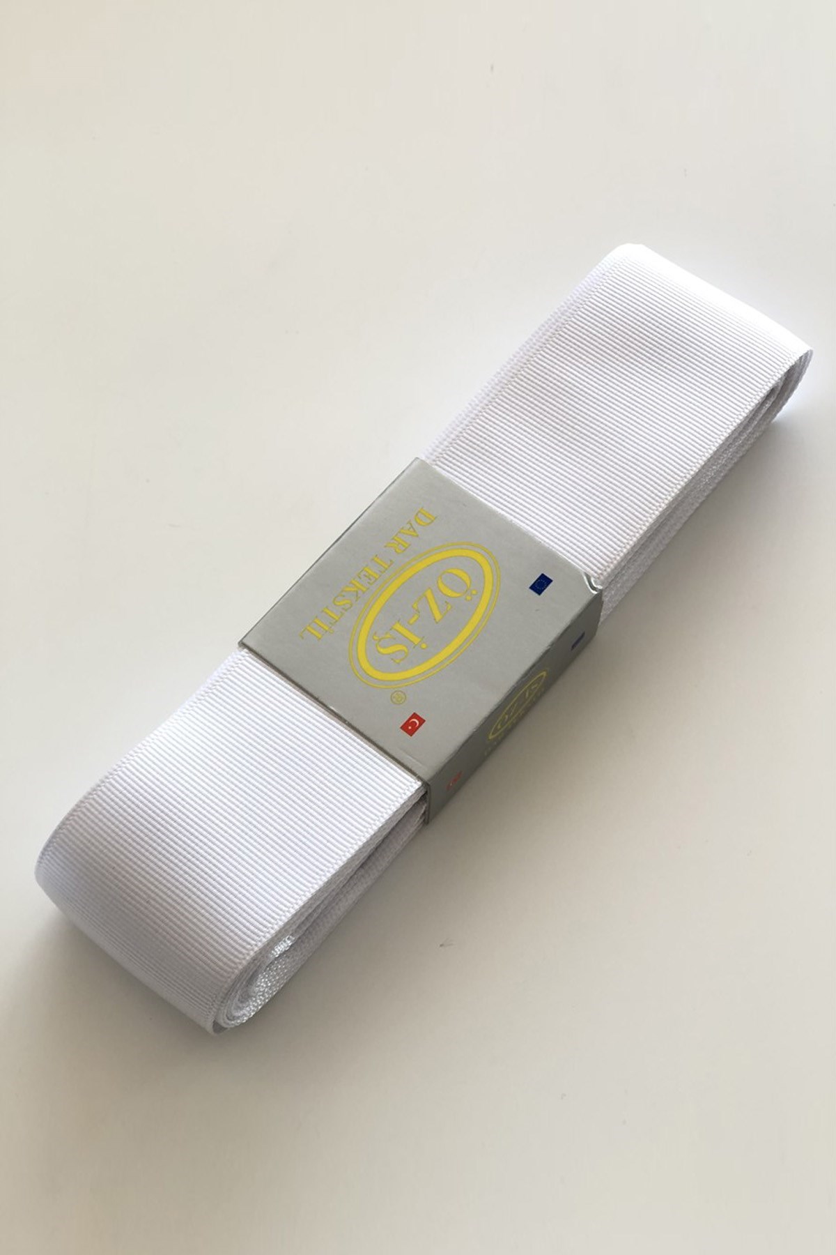 Beyaz Grogren Kurdele 4 cm 10 mt