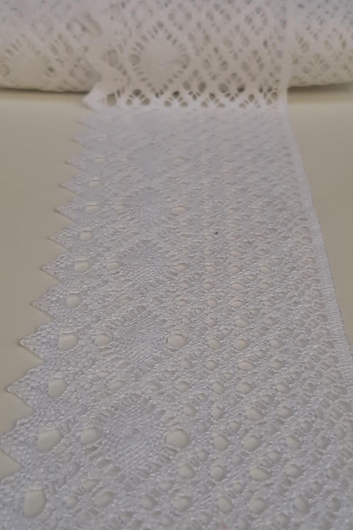Beyaz Kopanaki Koton Dantel 7cm