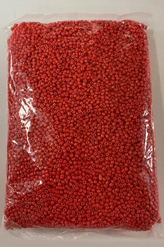 Boncuk Çeşitleri Canlı Kırmızı Kum Boncuk 3 Mm 500 Gr