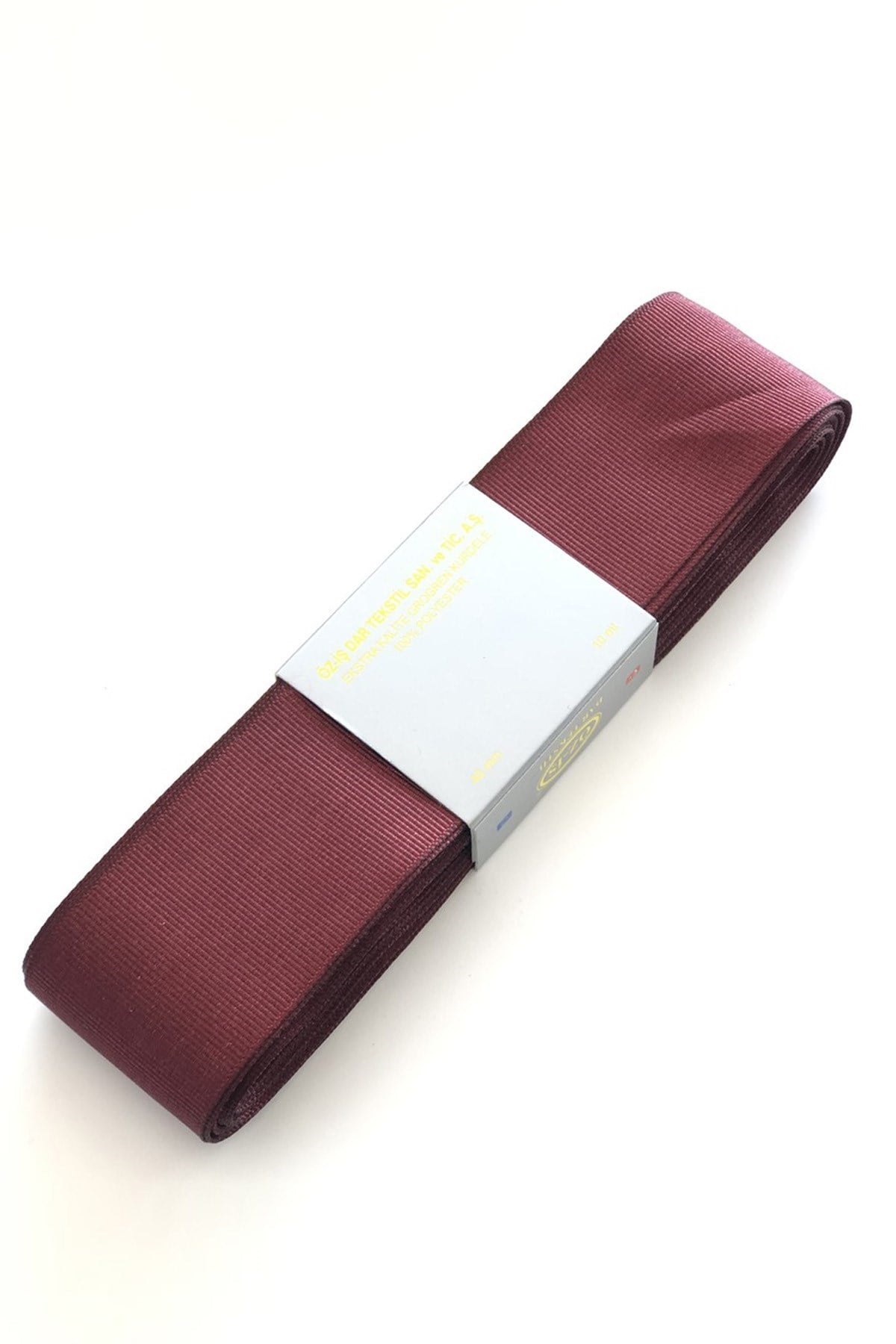 Bordo Grogren Kurdele 4 cm 10 mt