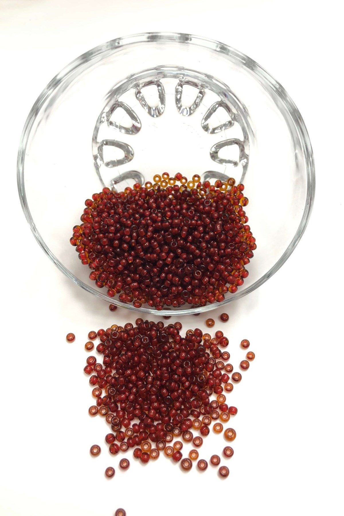 Bordo Kum Boncuk Orta Boy 3 mm 50 gr