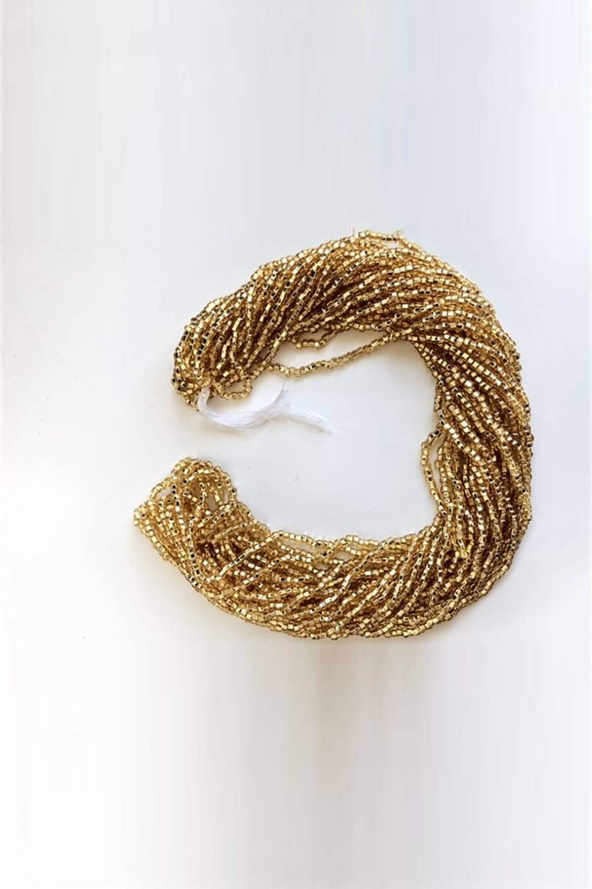 Dizi Kum Boncuk 2 mm Altın Rengi