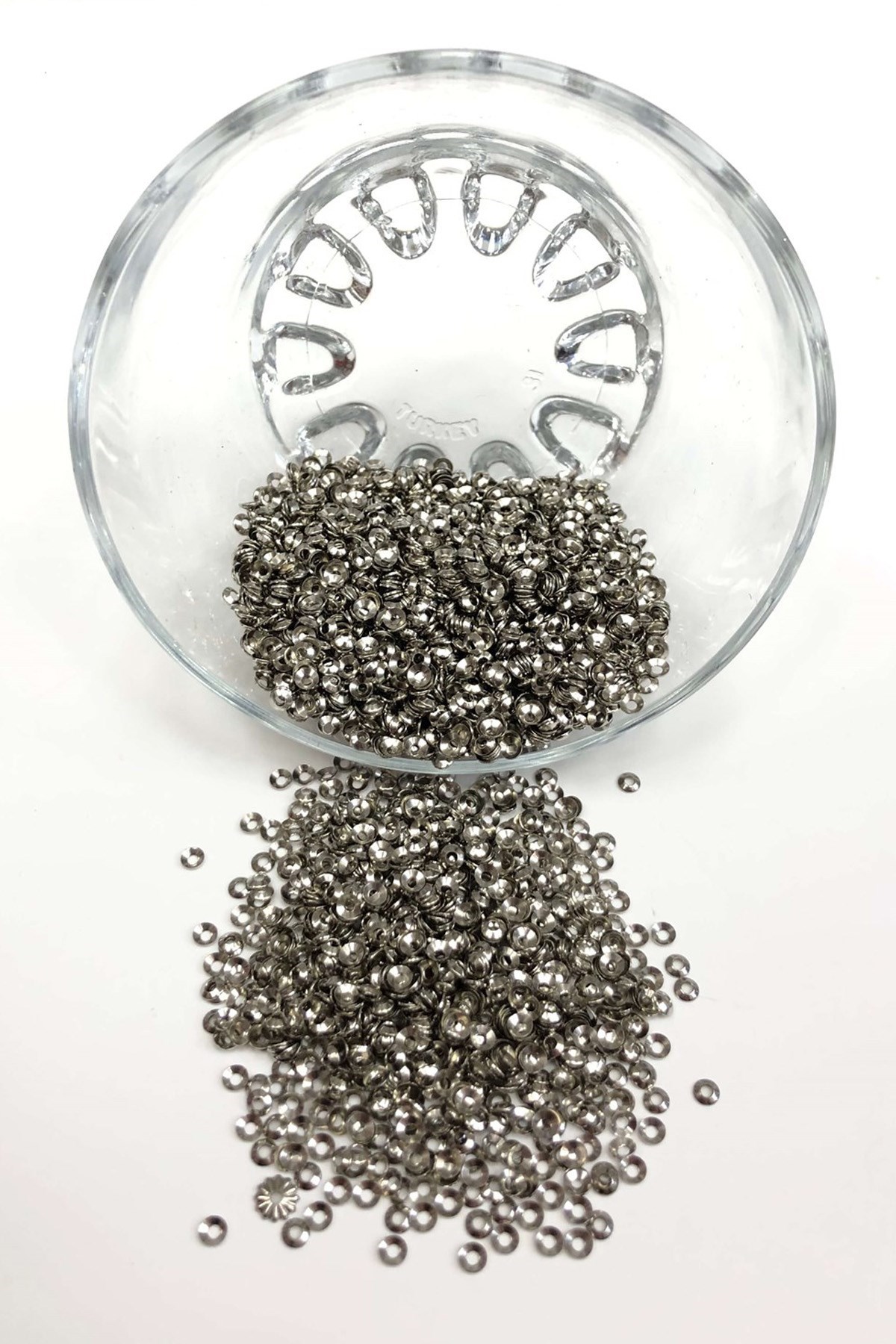 Gümüş Çukur Metal Pul 2 mm