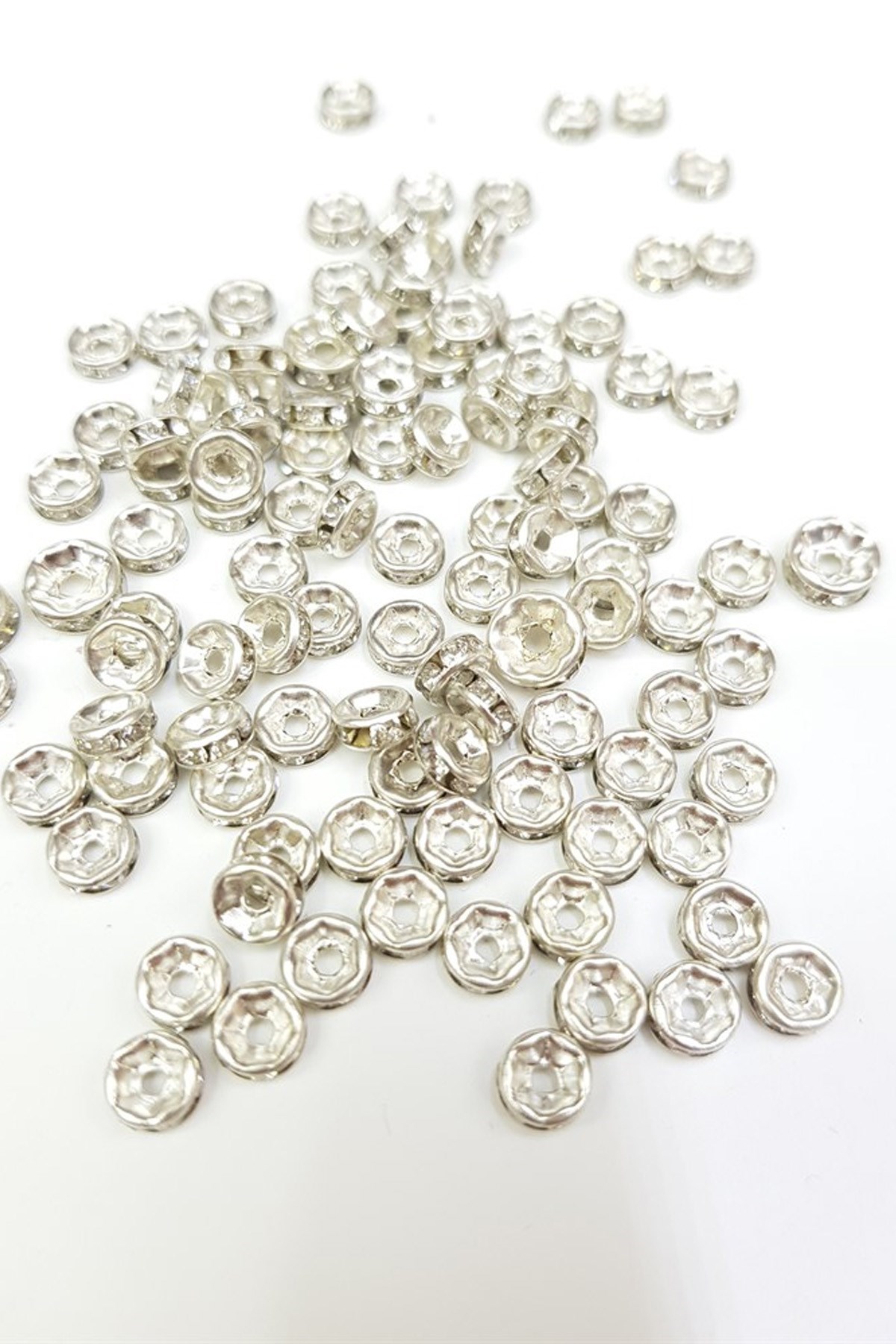 Gümüş Rondela 6 mm 10 adet