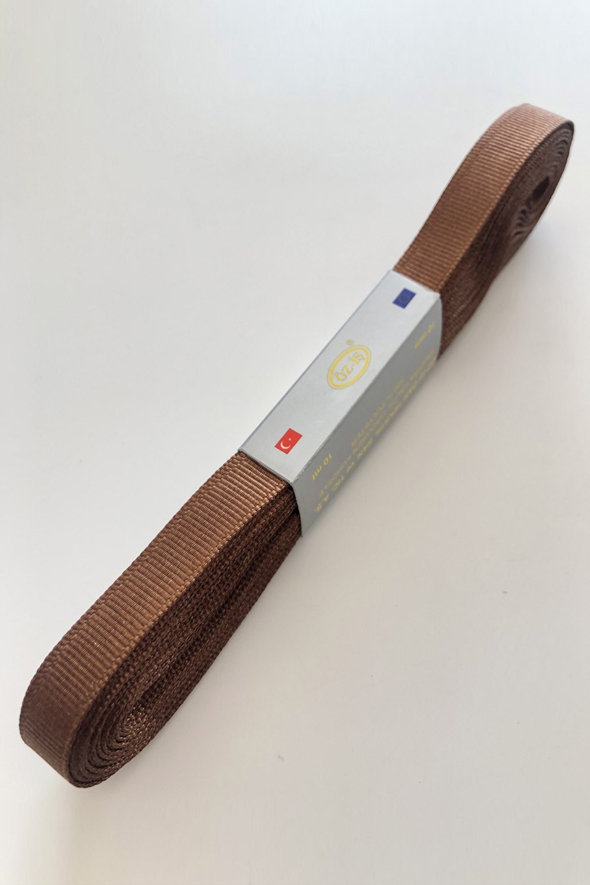 Kahve Grogren Kurdele 1 cm 10 mt