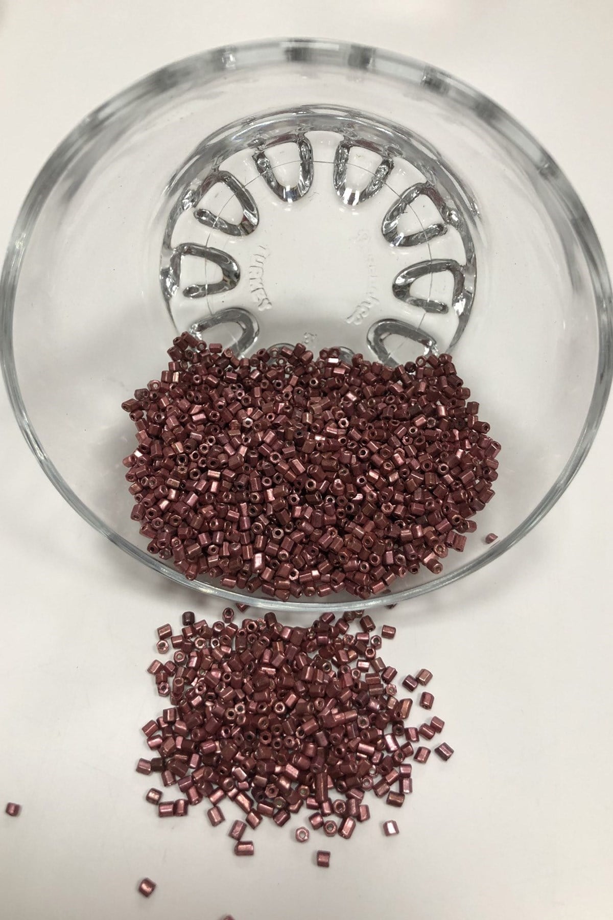 Kaplama Mat Kızıl Kesme Boncuk (2-2,5mm)