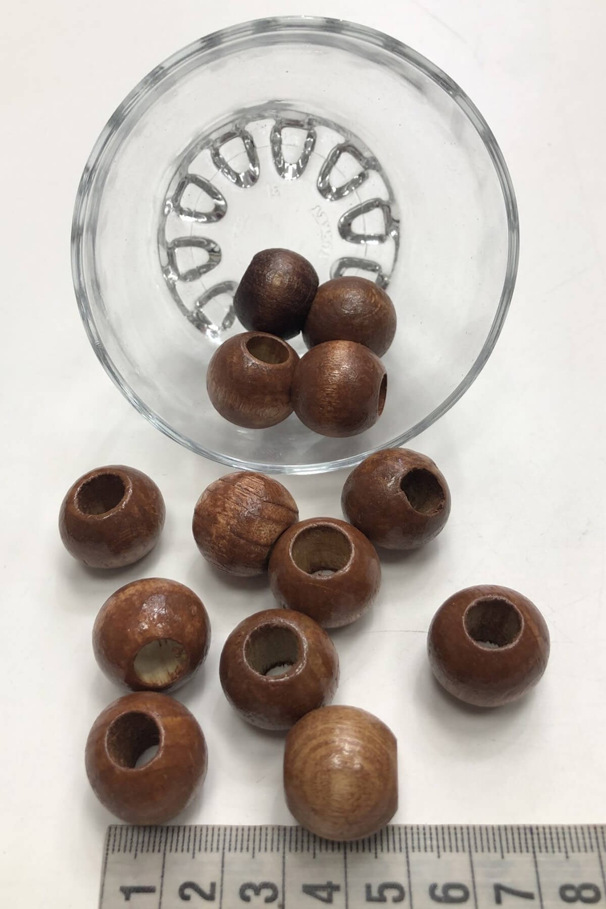 Kestane Rengi Ahşap Boncuk 25 gr