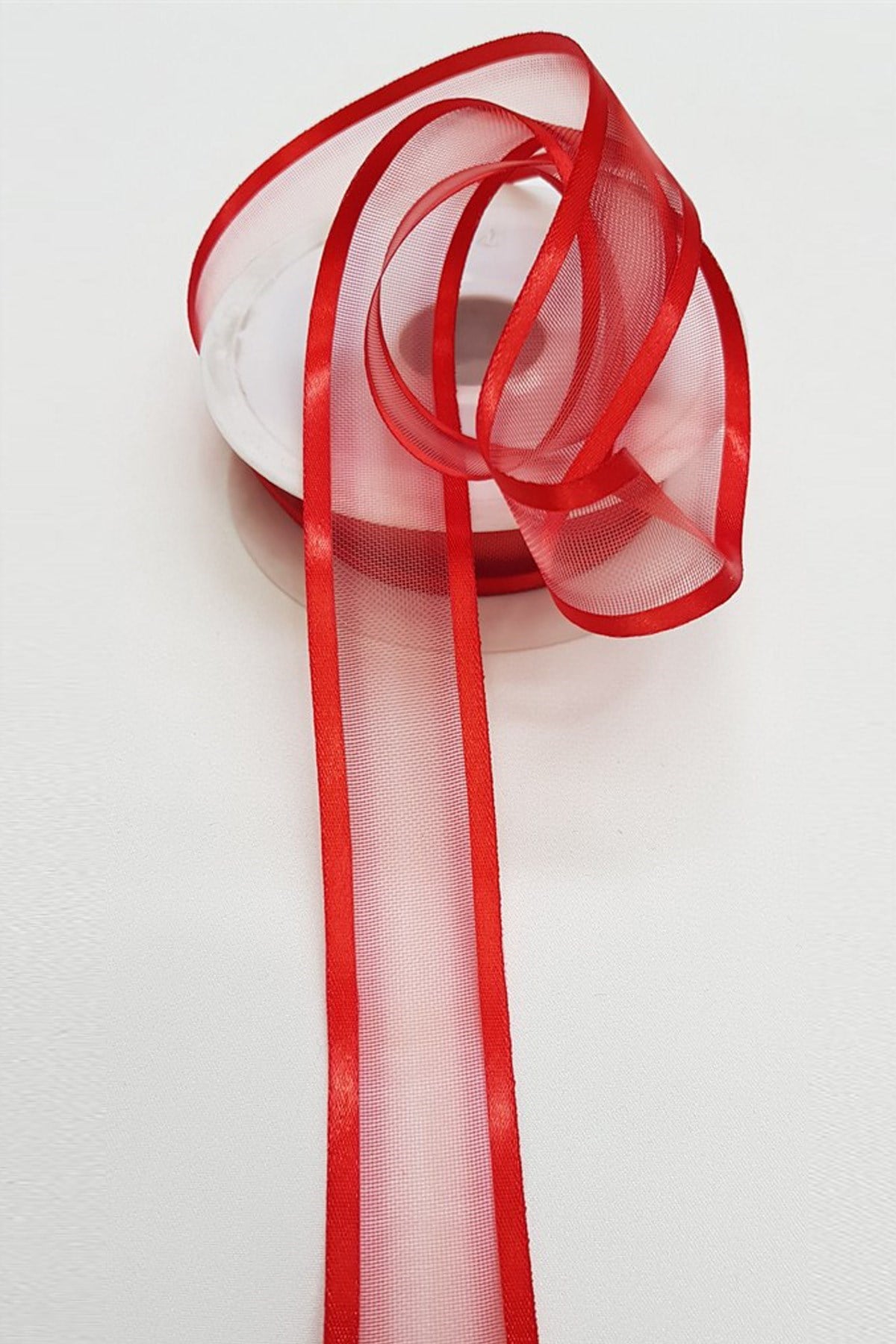 Kırmızı Organze Saten Kurdele 2,5Cm