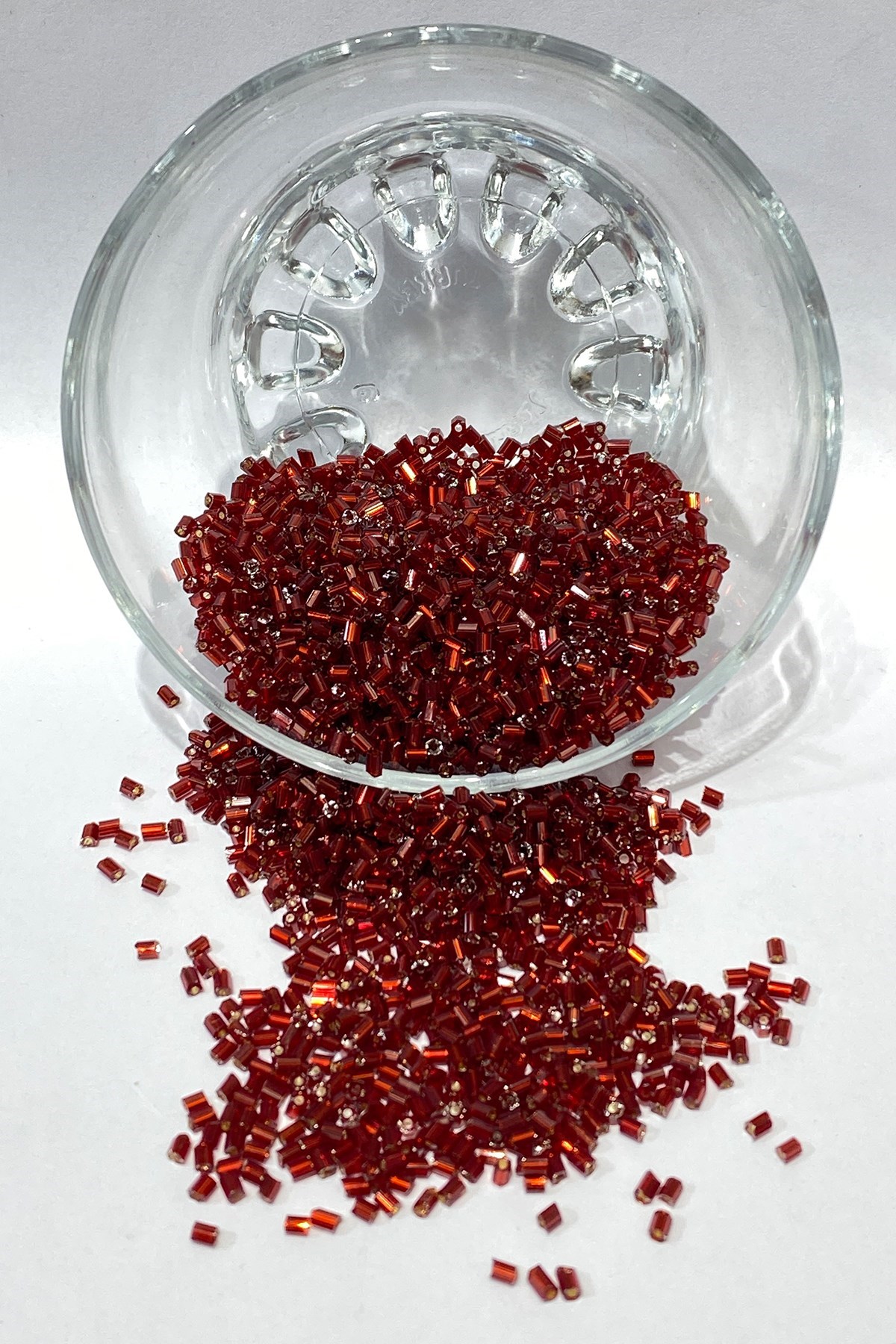 Koyu Kırmızı Kesme Boncuk 50 gr