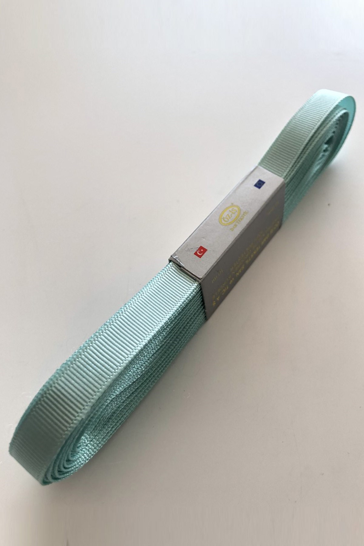 Koyu Su Yeşili Grogren Kurdele 1 cm 10 mt