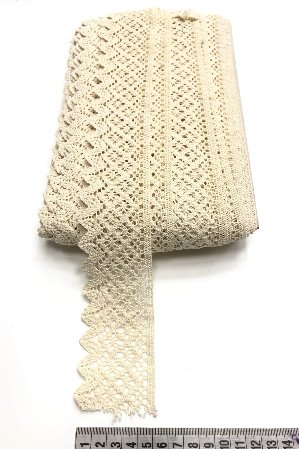 Krem Renk Kopanaki Koton Dantel 5 cm