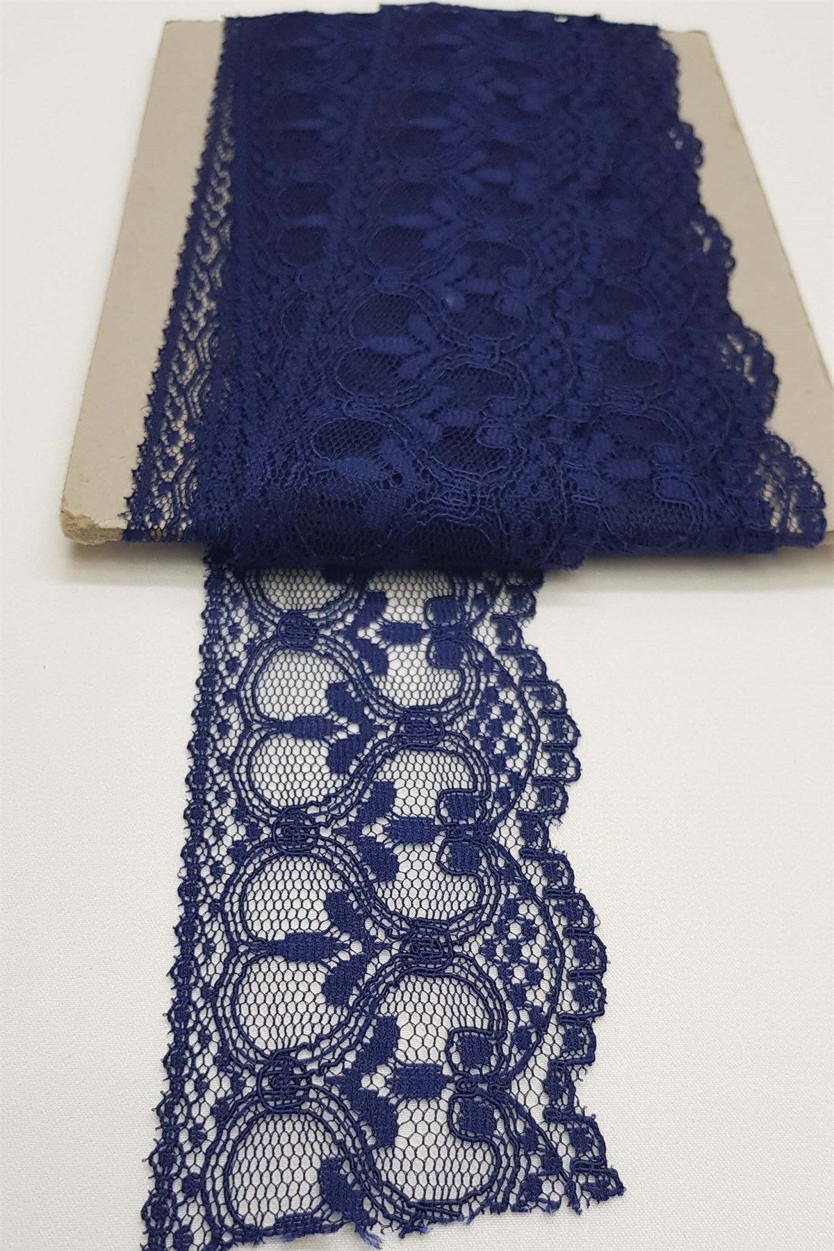Lacivert Kolalı Kuğu Dantel 6 cm