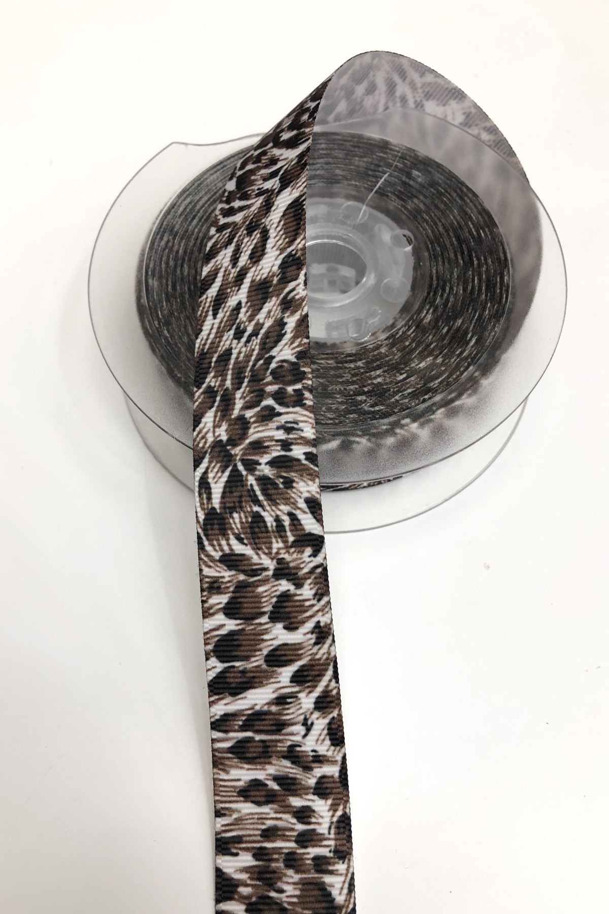 Leopar Motifli Grogren Kurdele