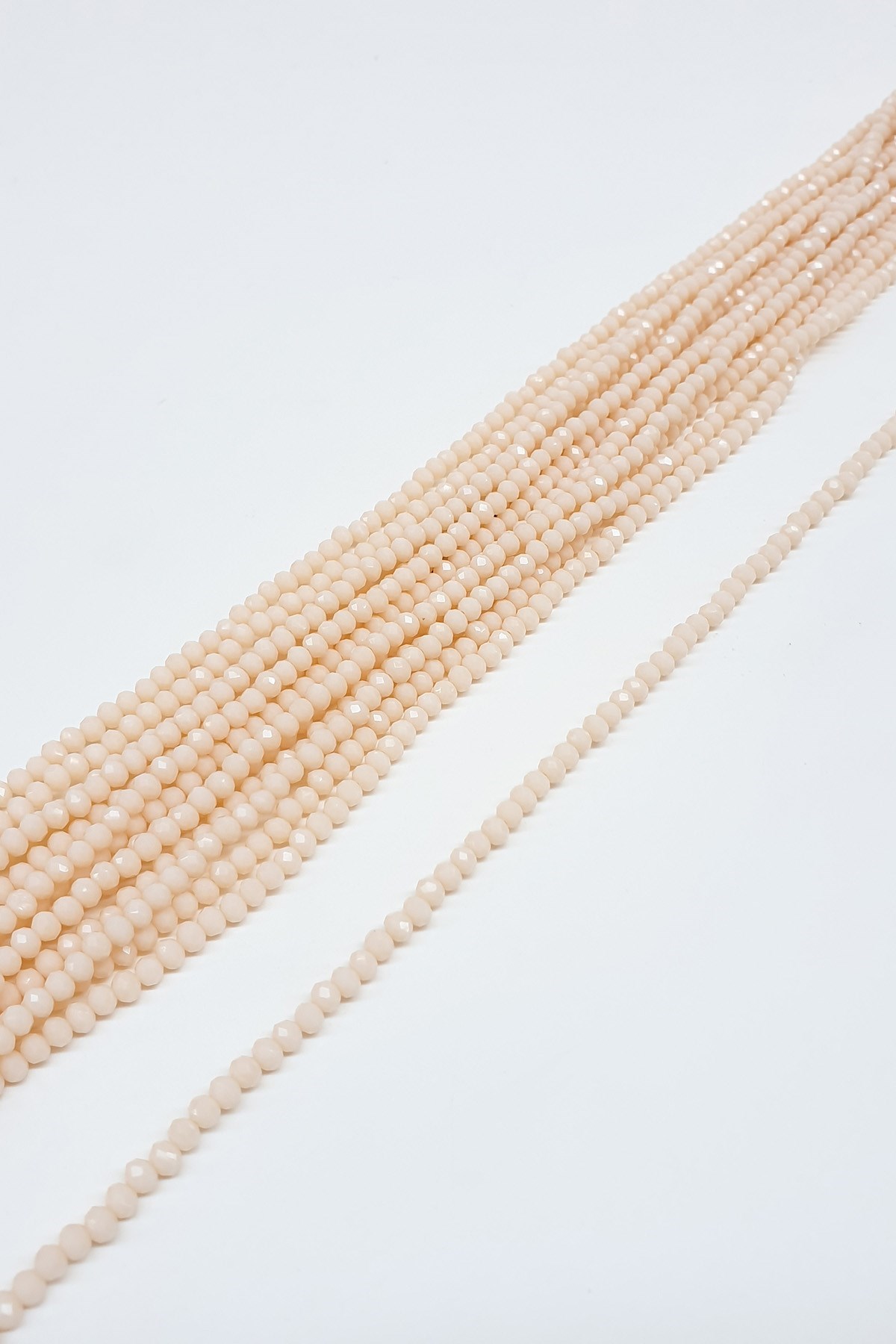 Mat Krem Kristal Boncuk 4 Mm