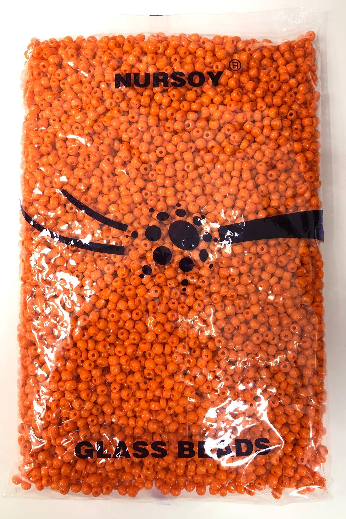 Mat Turuncu Kum Boncuk 4 mm 500 gr