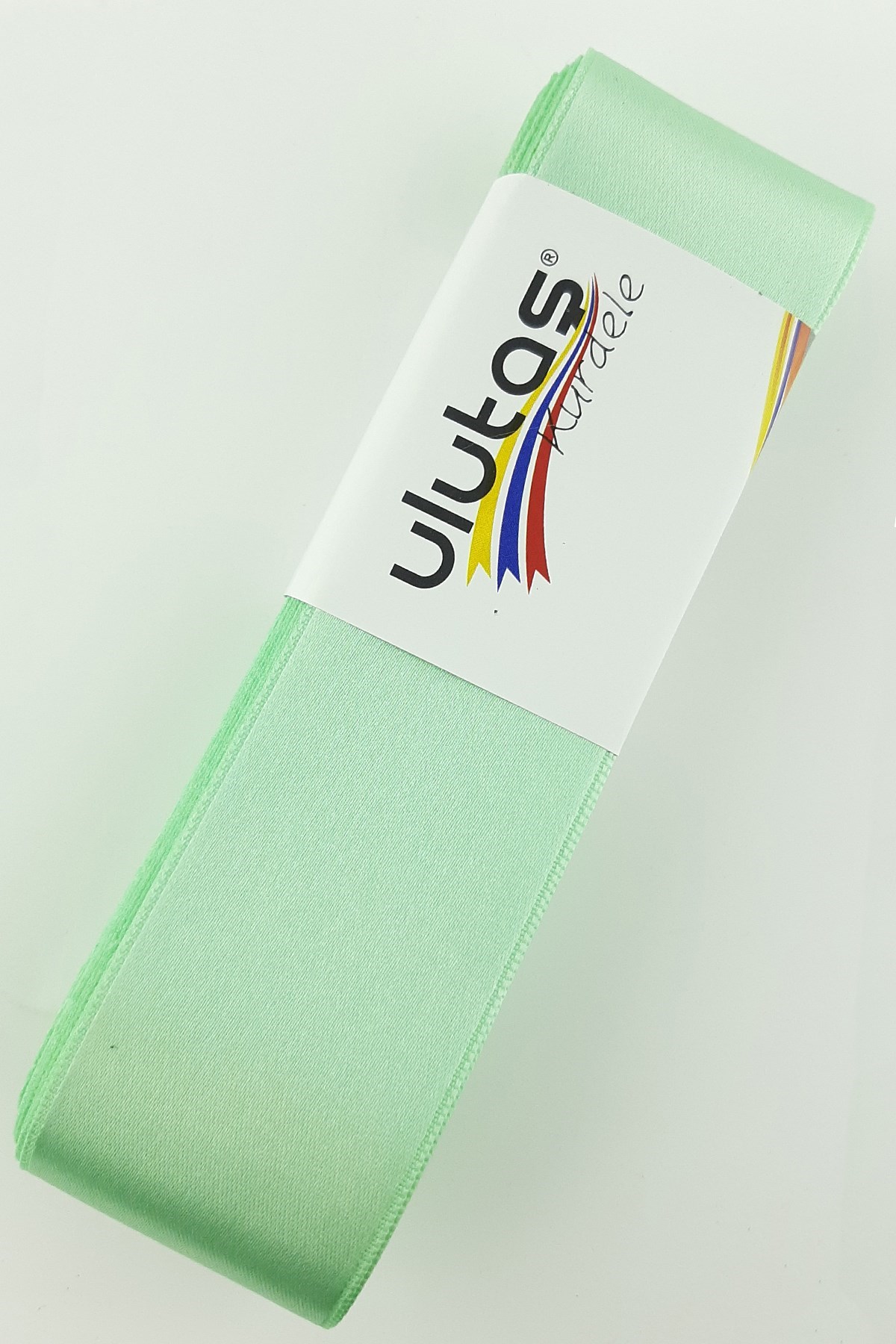 Mint Yeşili Saten Kurdele 4 cm 10 mt