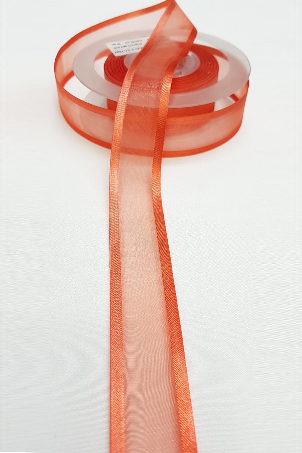 Nar Çiçeği Organze Saten Kurdele 2,5Cm