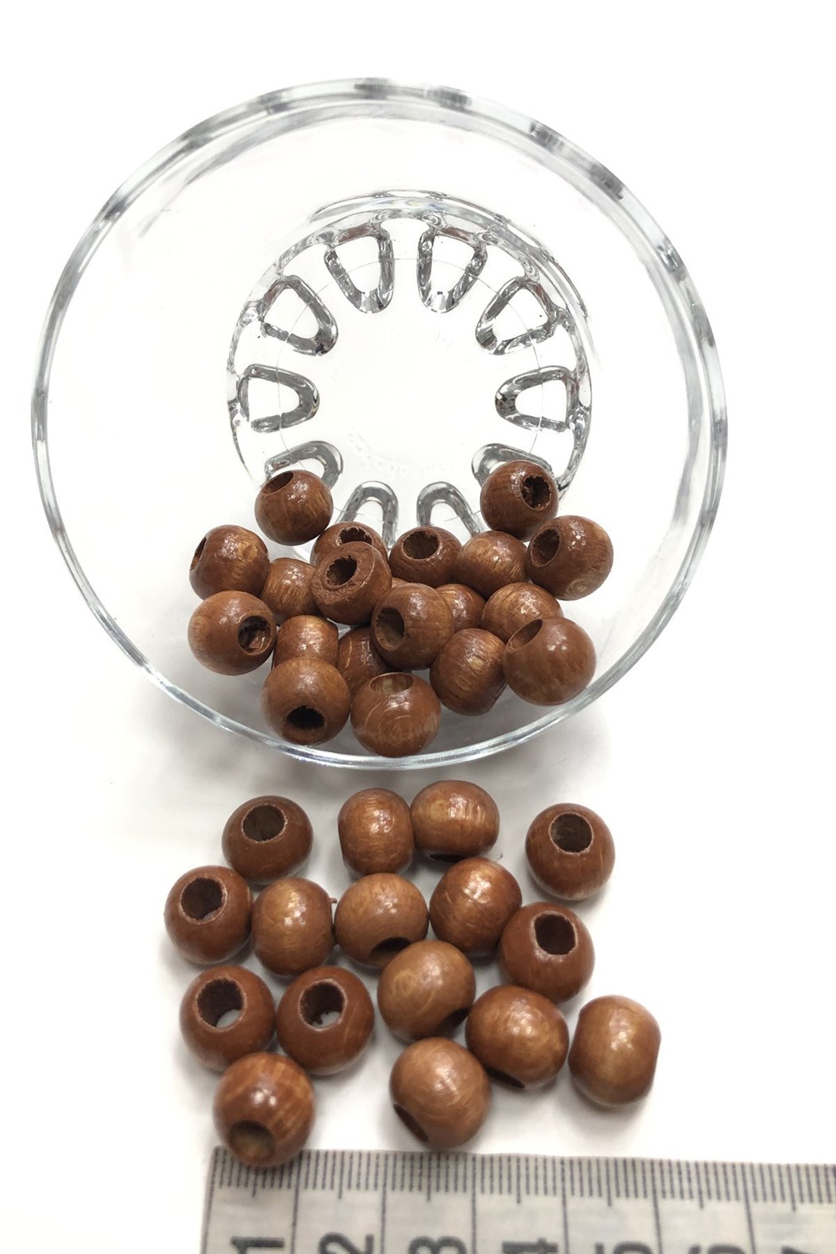 Orta Kahverengi Ahşap Boncuk 25 gr