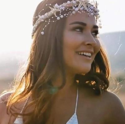 Özel Saç Aksesuarı Özel Tasarım Deniz Yıldızlı Saç Aksesuarı