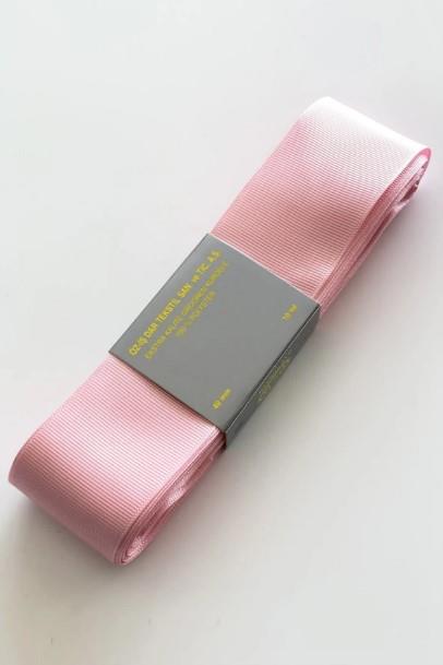 Pembe Grogren Kurdele 4 Cm 10 Mt