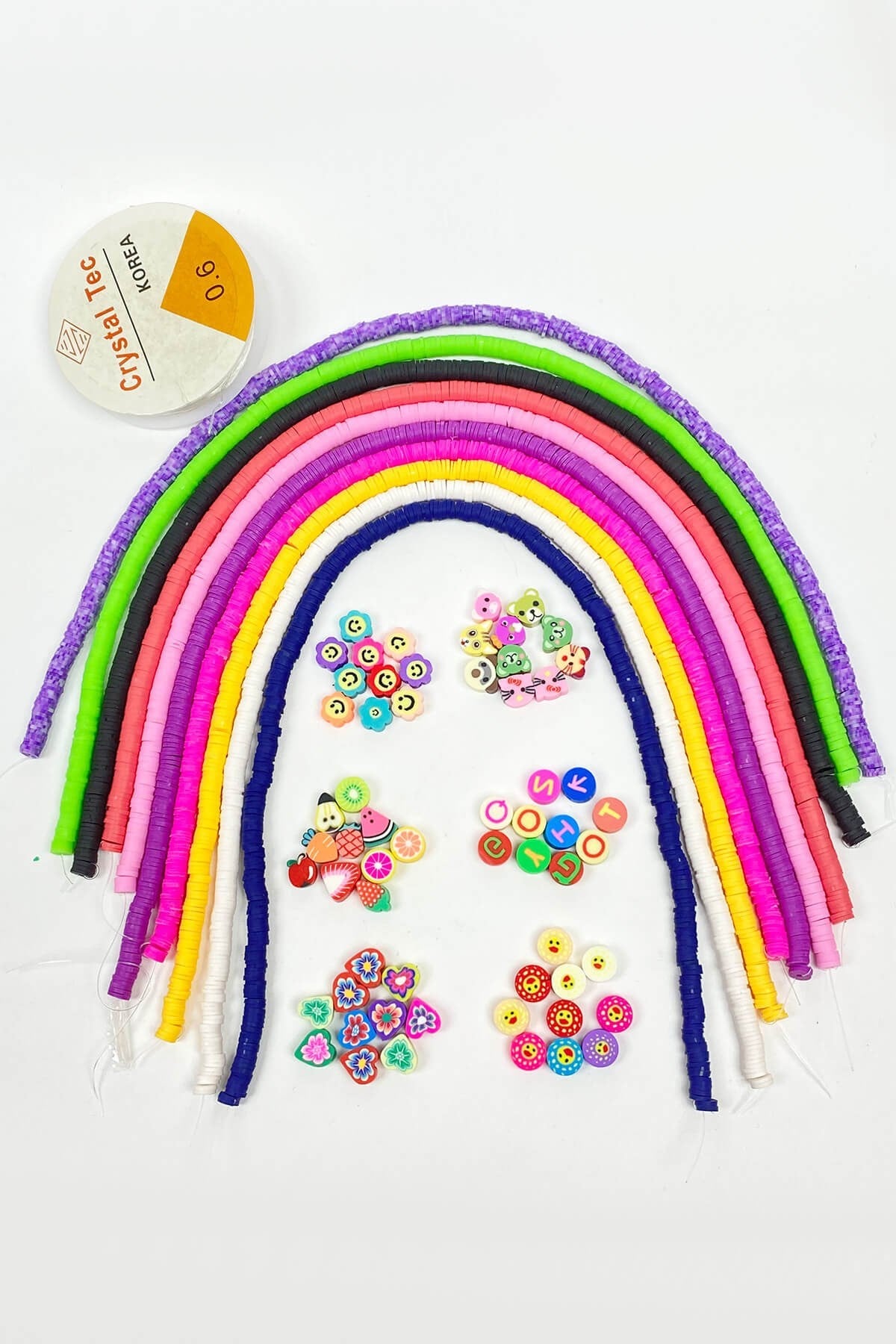 Rengarenk Fimo 6 mm Takı Başlangıç Seti