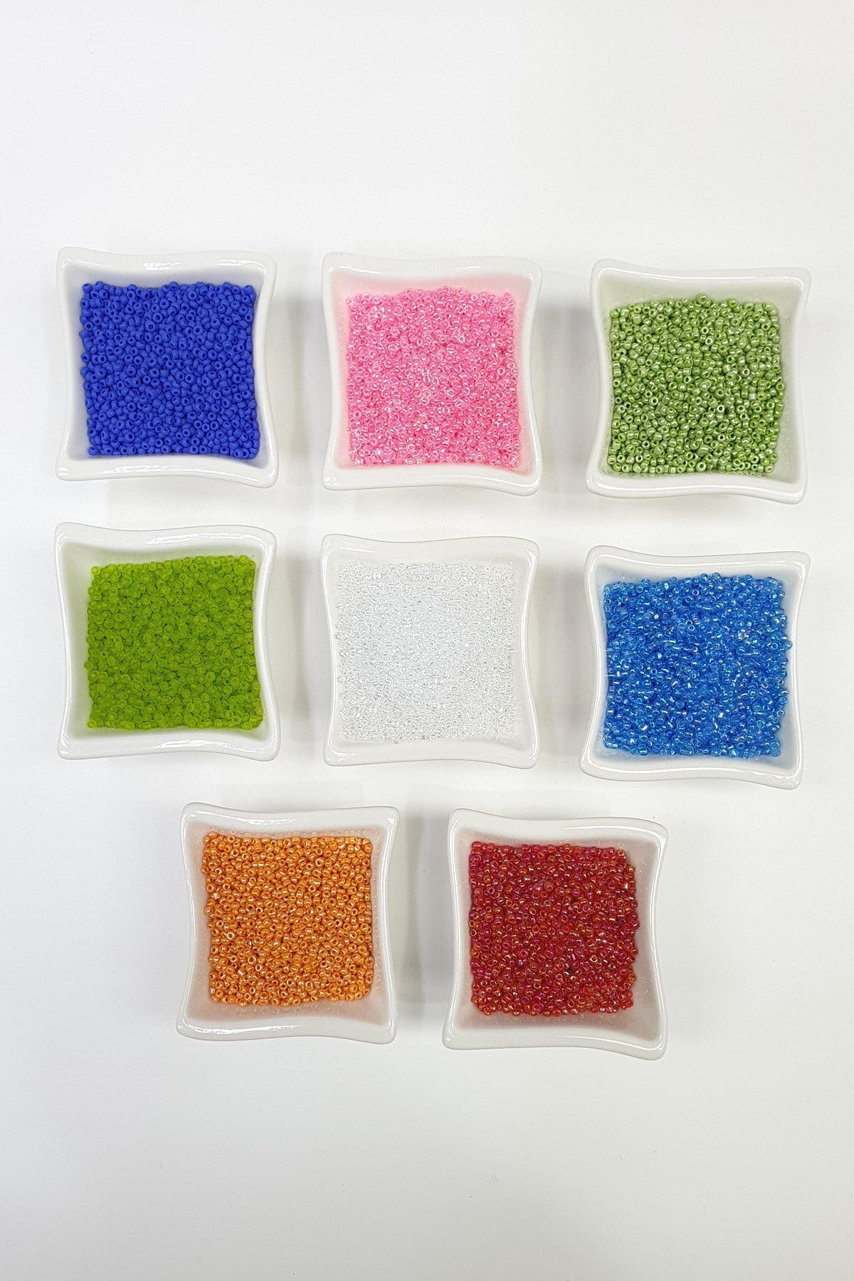 Rengarenk Kum Boncuklar 1 Paket 50 gr 2 mm