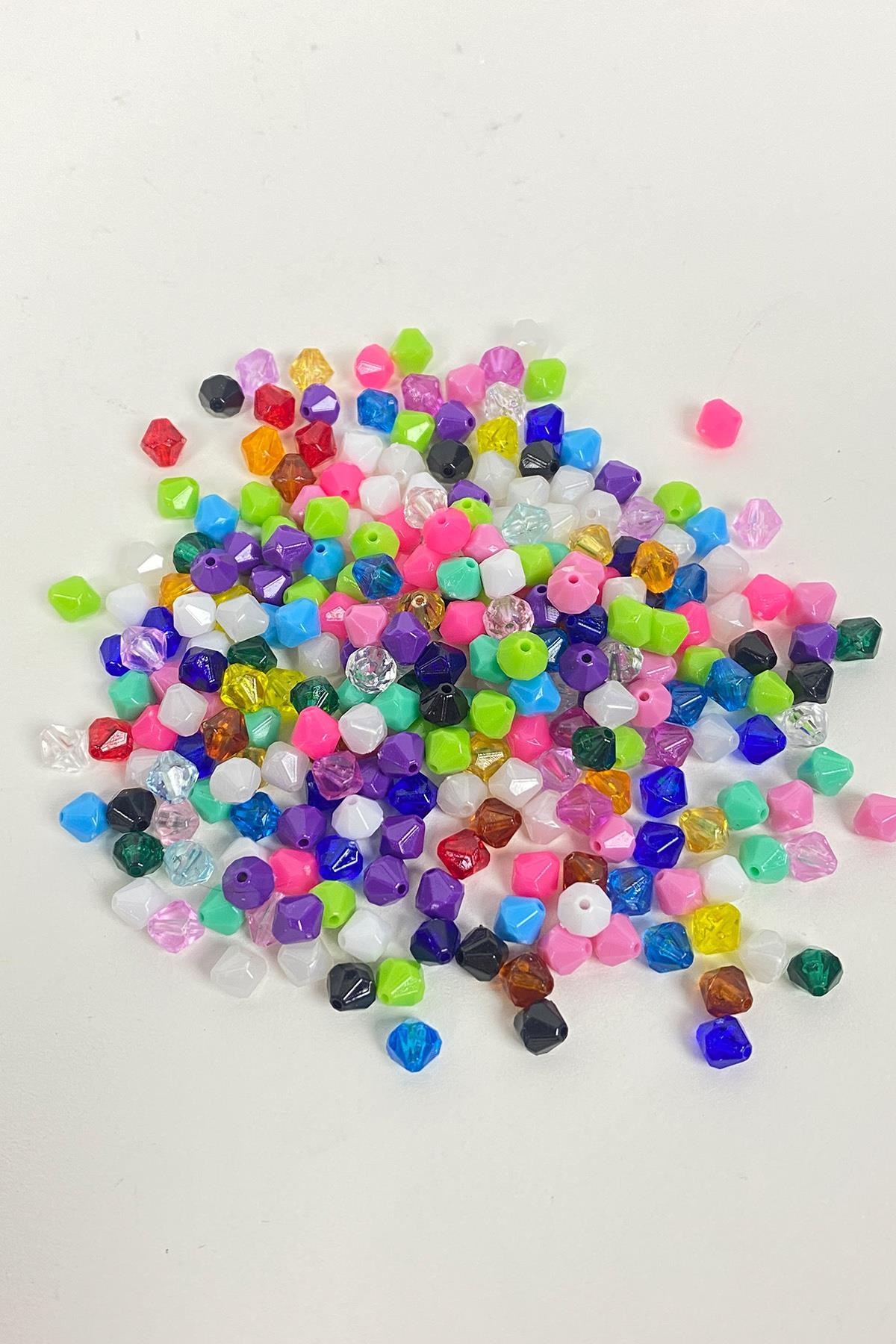 Rengarenk Pramit Plastik Boncuk 25 gr