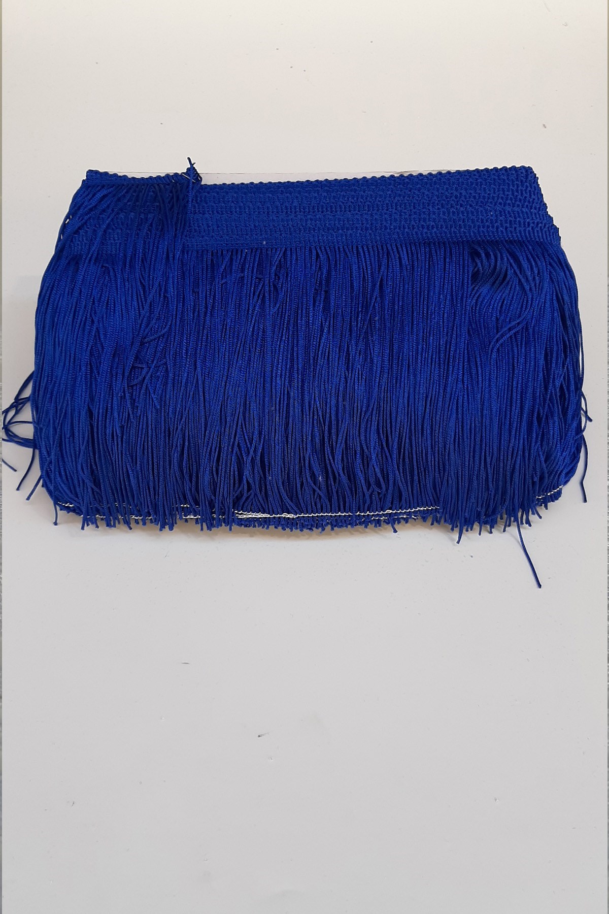 Saks Mavi 15 Cm Saçak Şerit Püskül