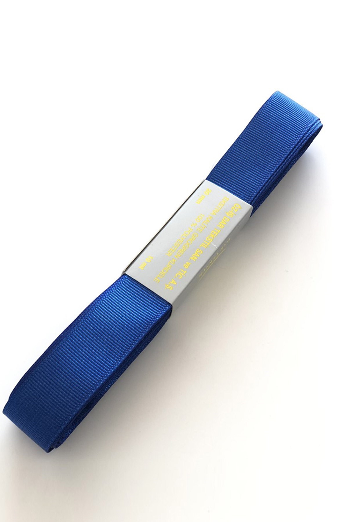 Saks Mavi Grogren Kurdele 2 cm 10 mt