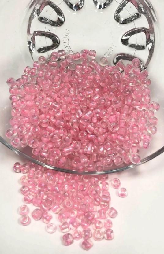 Saydam Pembe Kum Boncuk Orta Boy 4 Mm 1 Paket 50 Gram