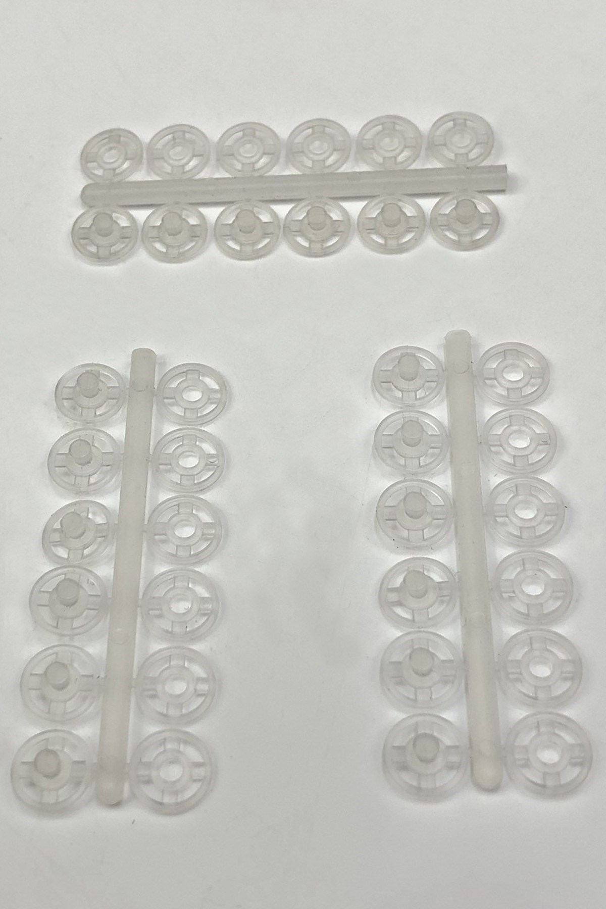 Şeffaf  Çıtçıt  0,8 cm ( 6 adet )